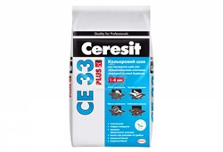 Затирка Ceresit CE 33 светло-коричневая, 2кг - фото 5493