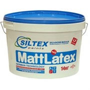 Краска латексная матовая Mattlatex Siltex 14кг